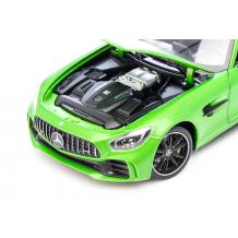 Колекционерска метална кола Mercedes Benz GTR sports - зелен мат 1:24