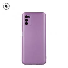 Силиконов калъф / гръб / Metallic Cover кейс за Samsung Galaxy A34 Violet - лилав