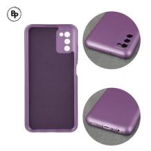 Силиконов калъф / гръб / Metallic Cover кейс за Samsung Galaxy A34 Violet - лилав