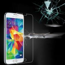 Стъклен скрийн протектор / Tempered Glass Protection Screen / за дисплей на Samsung Galaxy S5 G900 / Samsung S5
