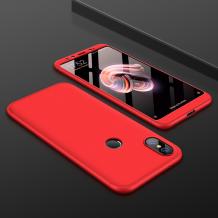 Твърд гръб Magic Skin 360° FULL за Xiaomi Mi A2 / Mi 6X - червен