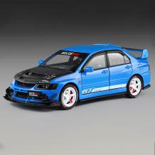 Метална кола с отварящи се врати светлини и звуци Mitsubishi Lancer Evolution 1:24