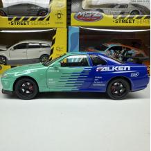 Метална кола с отварящи се врати, светлини и звуци Nissan Skyline GT-R 1:24