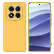 Силиконов калъф / кейс / Nano TPU за Xiaomi Redmi Note 14 Pro - жълт гръб със защита за камерата