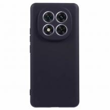Силиконов калъф / кейс / Nano TPU за Xiaomi Redmi Note 14 Pro Plus - черен гръб със защита за камерата