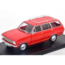 Метална кола Opel Kadett B Caravan red 1965 1:24 - WHITE BOX