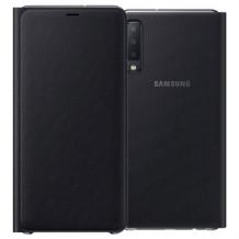 Оригинален калъф Wallet Cover EF-WA750PBEGWW за Samsung Galaxy A7 2018 A750 - черен