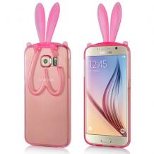 Силиконов калъф / гръб / TPU 3D Rabbit за Samsung Galaxy A5 2016 A510 - розов