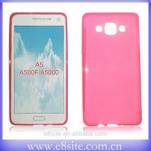 Силиконов калъф / гръб / TPU за Samsung Galaxy A5 - розов / мат