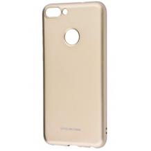 Силиконов калъф / гръб / TPU MOLAN CANO Jelly Case за Huawei Y6 2018 - златист / брокат