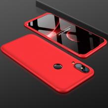 Твърд гръб Magic Skin 360° FULL за Huawei P Smart Plus - червен