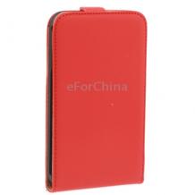 Кожен калъф Flip тефтер за Sony Xperia Z L36h - червен