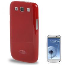 Заден предпазен капак / твърд гръб / SGP за Samsung Galaxy S3 S III SIII i9300 - червен