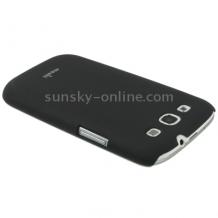 Заден предпазен капак / твърд гръб / Moshi твърд за Samsung GALAXY S3 I9300 / SIII I9300 - Black / Черен матиран