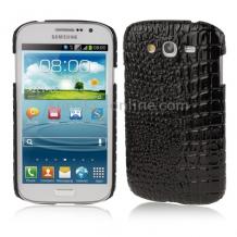 Заден предпазен твърд гръб за Samsung Galaxy Grand I9080 I9082 - Croco / черен