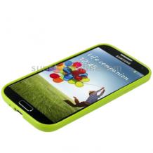 Силиконов калъф / гръб / ТПУ за Samsung Galaxy S4 i9500 / Samsung S4 i9505 - зелен