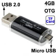 Micro USB OTG флашка - 4GB