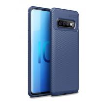 Луксозен силиконов калъф / гръб / TPU Auto Focus за Samsung Galaxy S10 Lite - тъмно син / Carbon