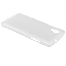 Ултра тънък заден предпазен твърд гръб / капак / за LG Nexus 5 E980 - бял / матиран