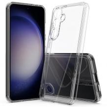 Силиконов калъф / гръб / TPU кейс 2mm за Samsung Galaxy S25 Plus - прозрачен гръб със защита за камерата