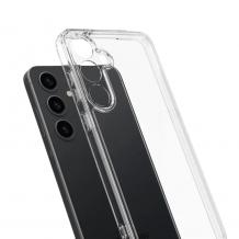 Силиконов калъф / гръб / TPU кейс 2mm за Samsung Galaxy S25 Plus - прозрачен гръб със защита за камерата