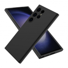 Силиконов калъф / кейс / Nano TPU за Samsung Galaxy S25 Ultra - черен гръб със защита за камерата