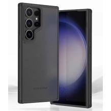 Луксозен гръб / кейс / X-Level Armor Series за Samsung Galaxy S25 Ultra - черен прозрачен