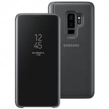 Оригинален калъф Clear View Cover EF-ZG965CLEGWW за Samsung Galaxy S9 Plus G965 - черен