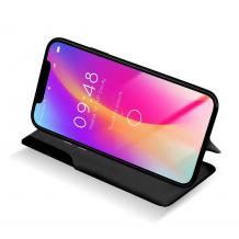 Кожен калъф Magnet Case със стойка за Nokia G20 – тъмно син