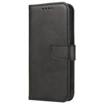 Луксозен кожен калъф Magnet Book със стойка за Nokia G22 - черен