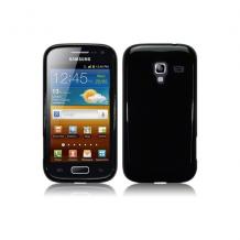Силиконов калъф ТПУ за Samsung Galaxy Ace 2 I8160 - черен