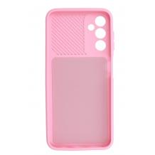 Силиконов калъф / гръб / за Soft Case за Samsung Galaxy A36 5G - розов със защита за камерата