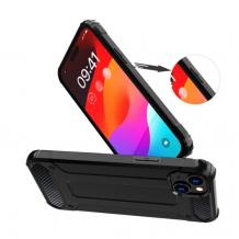 Силиконов гръб TPU Spigen Hybrid с твърда част за Apple iPhone 15 Pro Max (6.7) - черен