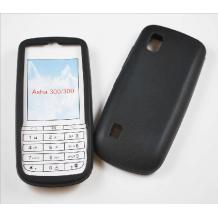 Силиконов калъф ТПУ за Nokia Asha 300 - Black / Черен