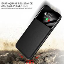 Луксозен активен калъф Smart View Flip Cover за Apple iPhone 14 (6.1) - черен