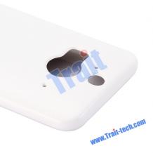 Луксозен силиконов калъф / гръб / TPU Mercury GOOSPERY Jelly Case за HTC One M9 Plus / M9+ - бял