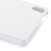 Заден предпазен твърд гръб / капак / за Huawei Ascend P6 - бял / мат