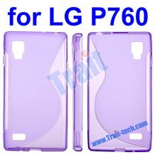 Силиконов калъф TPU S-Line за LG Optimus L9 P760 - лилав