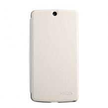 Луксозен кожен калъф Flip тефтер Enland за LG Nexus 5 E980 - бял