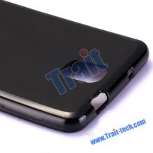 Силиконов калъф / гръб / TPU за Samsung Galaxy Note 3 - матиран черен
