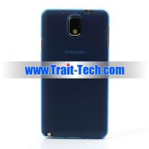Ултра тънък заден предпазен твърд гръб / капак / за Samsung Galaxy Note 3 N9000 N9005 - син / матиран