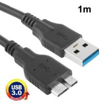 USB 3.0 Data кабел за Samsung Galaxy Note 3 N9000 / Samsung Note III N9005 - черен