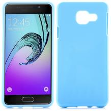 Силиконов калъф / гръб / TPU Candy Case за Samsung Galaxy A5 2016 A510 - светло син