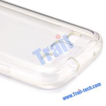 Силиконов калъф / гръб / TPU за Samsung Galaxy S3 i9300 / SIII i9300 - прозрачен