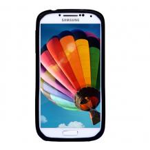 Заден предпазен твърд гръб / капак / XUNDD Series за Samsung Galaxy S4 I9500 / Samsung S4 I9505 - сив прозрачен с черен кант