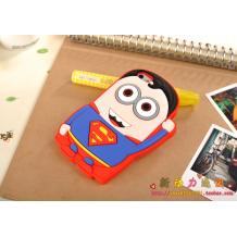 Силиконов калъф / гръб / TPU 3D за Apple iPhone 6 / 6S - червен / Minion Superman