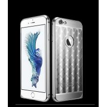 Метален бъмпер / Bumper / с твърд гръб от две части / Ultra Slim Electroplating Aluminum Metal Bumper Xuenair Case за Apple iPhone 6 / 6S - Silver / сив