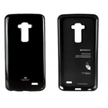 Луксозен силиконов гръб / калъф / TPU Mercury JELLY CASE Goospery за LG G Flex 2 F510 - черен