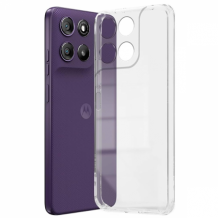 Силиконов калъф / гръб / TPU кейс за Motorola Moto G57 Power - прозрачен гръб със защита за камерата