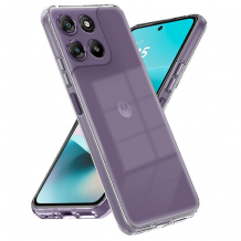 Силиконов калъф / гръб / TPU кейс за Motorola Moto G57 Power - прозрачен гръб със защита за камерата
